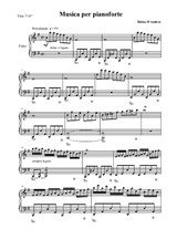Musica per pianoforte No.1