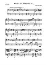 Musica per pianoforte No.3