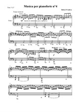 Musica per pianoforte No.4