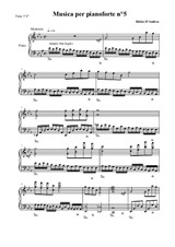 Musica per pianoforte No.5