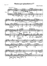 Musica per pianoforte No.7