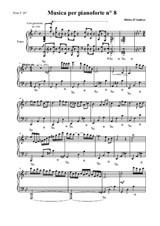 Musica per pianoforte No.8