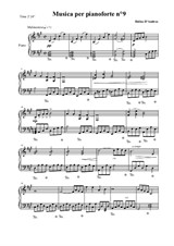 Musica per pianoforte No.9